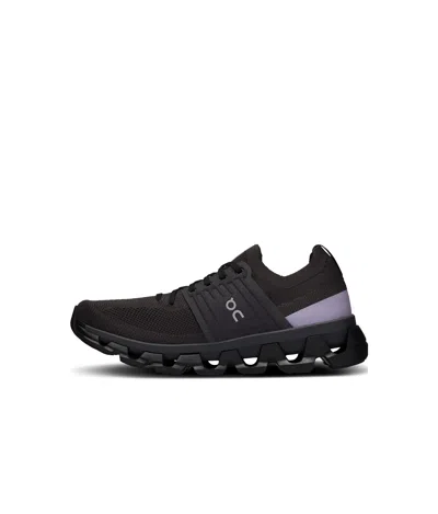 On Lace-up Sneakers In Black