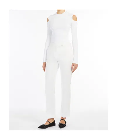 Max Mara Vik Cold Shoulder Sweater In Neutrophil