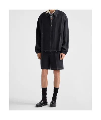 Prada Jacket In Black