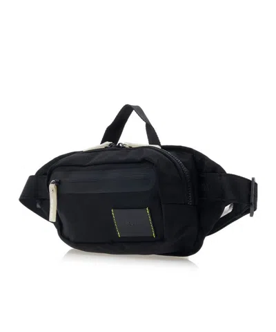 Msgm Zippered Waist Pack In Black