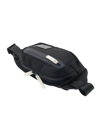Msgm Zippered Waist Pack In Black