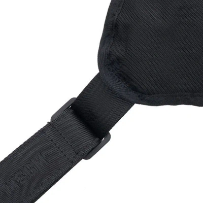 Msgm Zippered Waist Pack In Black