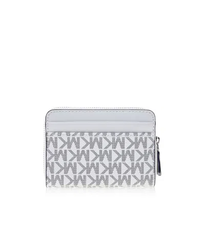 Michael Kors Zipper Wallet In White
