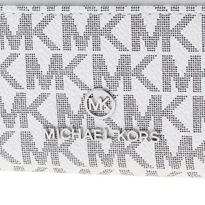 Michael Kors Zipper Wallet In White