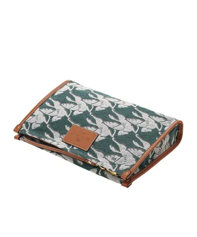 Etro Pattern Clutch In Brown