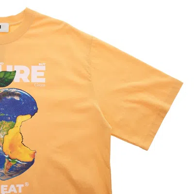 Msgm Short-sleeved T-shirt In Orange