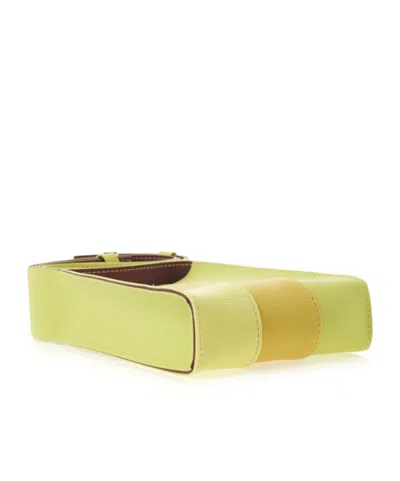 Sunnei Rectangular Shoulder Bag In Green