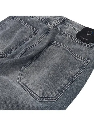 Solid Homme Belt-loop Jeans In Gray