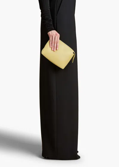 Khaite Lina Clutch In Light Yellow