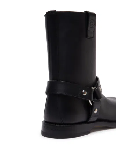 Loewe Isabel Marant Edrika Suede Ankle Boots In Black