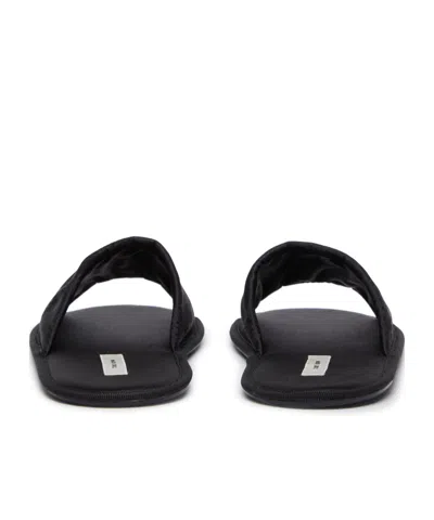 The Row Open-toed Slippers In Black