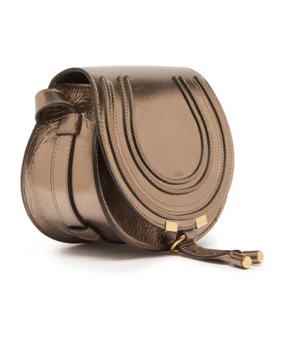 Chloé Flip Shoulder Bag In Green