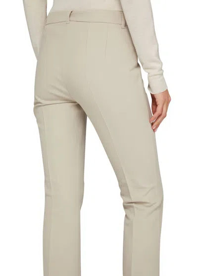 Max Mara Belt-loop Casual Pants In Nude