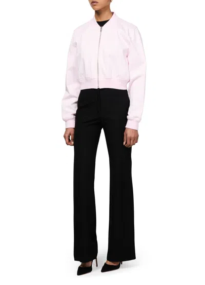 Givenchy Blouson With Back Embroidery In Pink