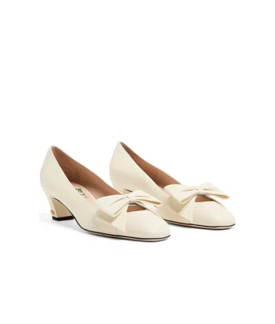 Valentino Garavani Bowow Pumps In Yellow