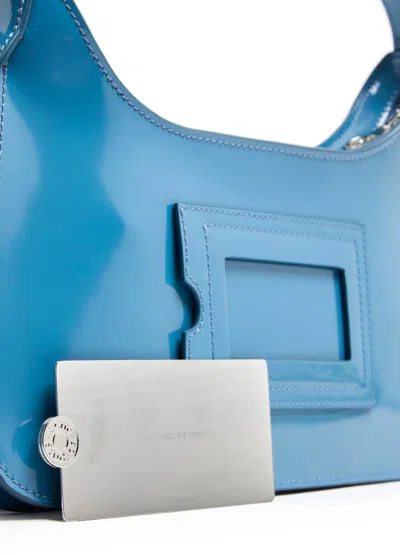 Acne Studios Platt Shoulder Bag In Blue