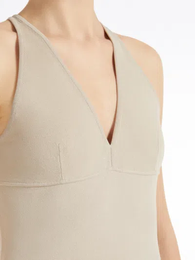 Max Mara Sleeveless Top In Acid Green