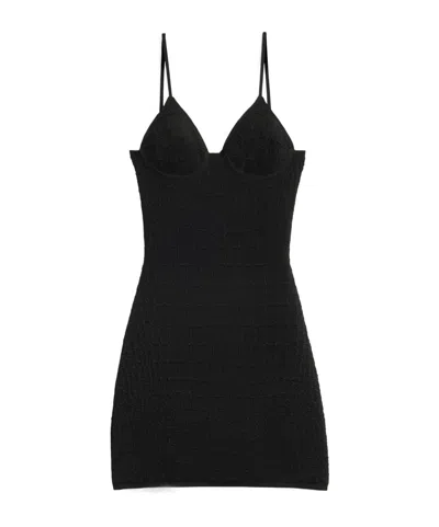 Jacquemus Women's La Mini Robe Scala In Black