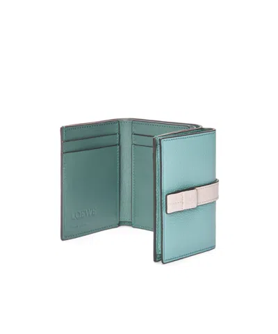 Loewe Three-fold Wallet In Water Color/shallow Ghost