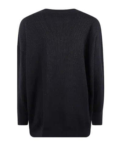Fabiana Filippi Luxurious Blend Wool Sweater In Blue