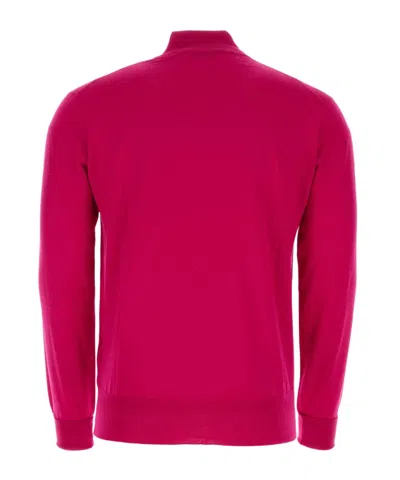 Pt Torino Versatile Ribbed Wool Sweater In Pink