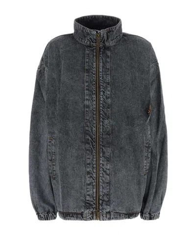 Y/project Y Project Women Black Denim Jacket In Black