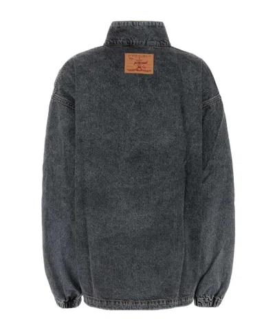 Y/project Y Project Women Black Denim Jacket In Black