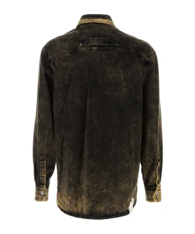 Namacheko Camicia Hank In Denim Nero Uomo In Black