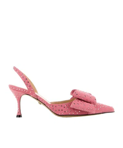 Machmach Pointed High-heeled Sandals In Pink
