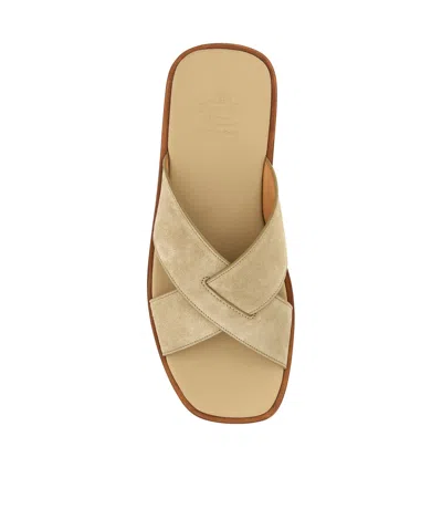 Church's Brown Suede Sandals In Beige O Tan