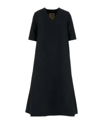 Uma Wang Apostle Dress In Polyester Slate In Black