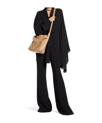 Balenciaga Bel Air Small Shoulder Bag In Latte