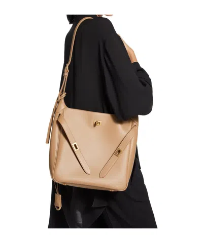 Balenciaga Bel Air Small Shoulder Bag In Latte