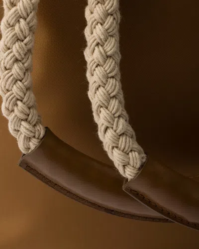 Prada Re-nylon Mariner Bucket Bag With Braided Handles In Brown