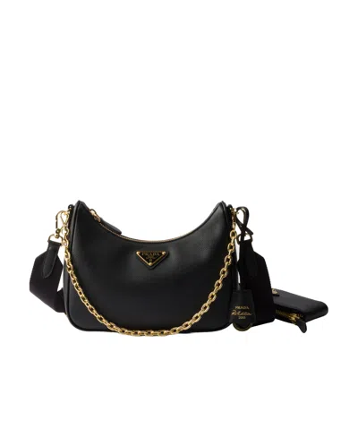 Prada Bag Re-edition 2005 In Black