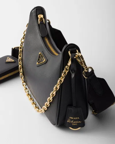 Prada Bag Re-edition 2005 In Black