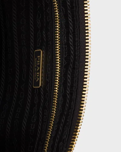 Prada Black Re-nylon Shoulder Bag In Black