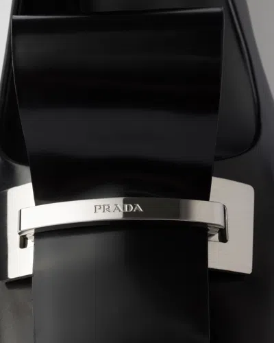 Prada Women Leather Pumps In Black