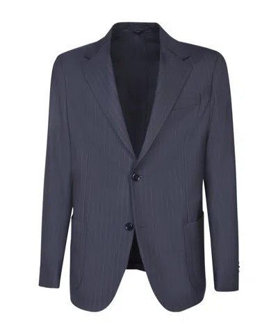 Lardini Wool Suit In Blue