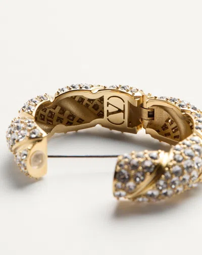 Valentino Loop Single Earrings In Yellow