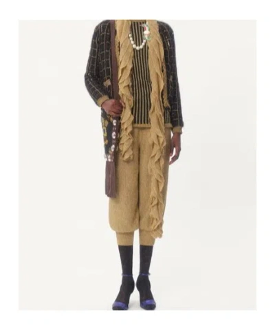 Valentino Lurex Sweater In Black/gold