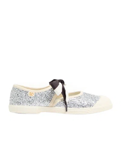 Valentino Sneakers Silver In Silver