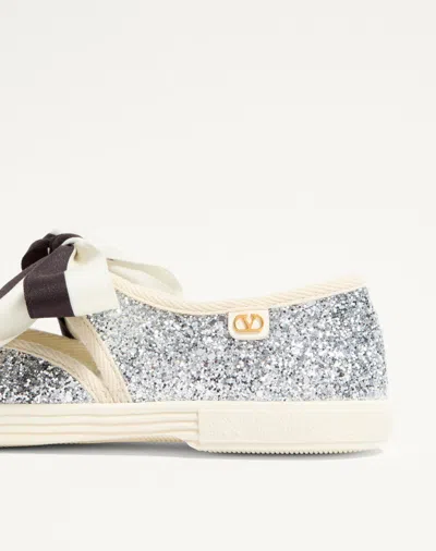 Valentino Sneakers Silver In Silver