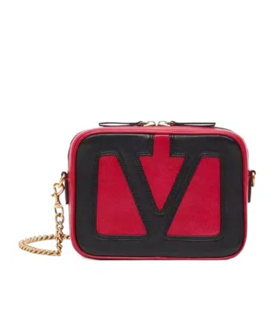 Valentino Garavani Superstar Chain Belt Bag In Red
