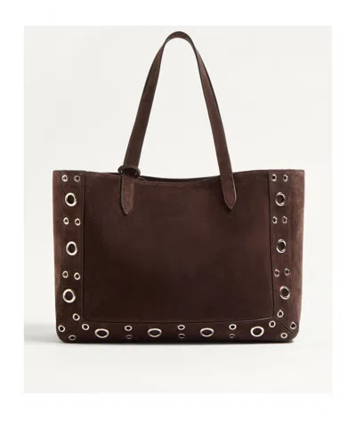 Valentino Garavani Suede Nellcote Tote Bag In Multi-color