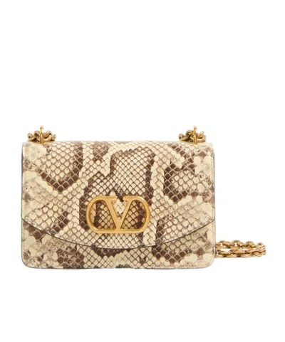 Valentino Small Vain Shoulder Bag In Animal Print