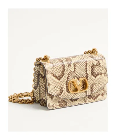 Valentino Small Vain Shoulder Bag In Animal Print