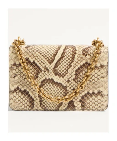 Valentino Small Vain Shoulder Bag In Animal Print