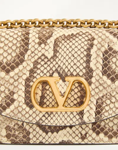 Valentino Small Vain Shoulder Bag In Animal Print