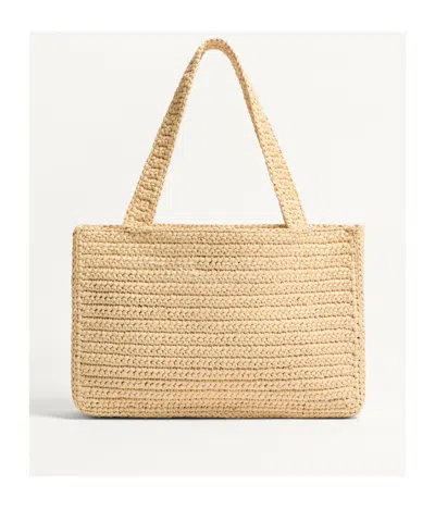Valentino Women's Viva Superstar Medium Tote In Naturale/nero